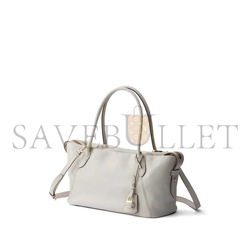 PRADA OUVERT LARGE LEATHER TOTE BAG 1BG661 (32*18.5*13cm)